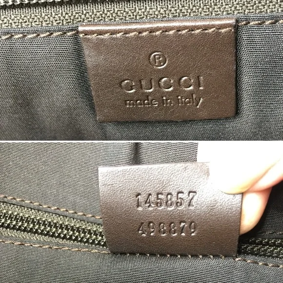 Authentic GUCCI unisex crossbody bag brown monogram canvas - Picture 15 of 15